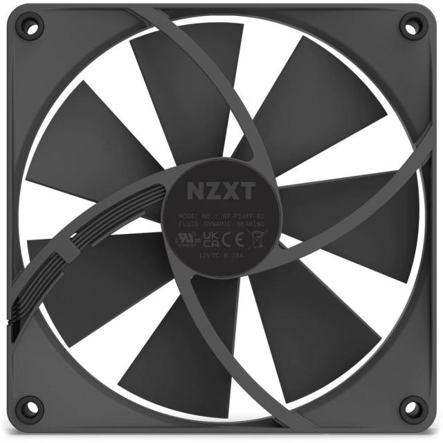 Вентилатор NZXT F140P Черен
