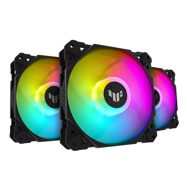 Комплект Вентилатори 3в1  ASUS TUF GAMING TF120, 120mm, 1900 rpm, ARGB