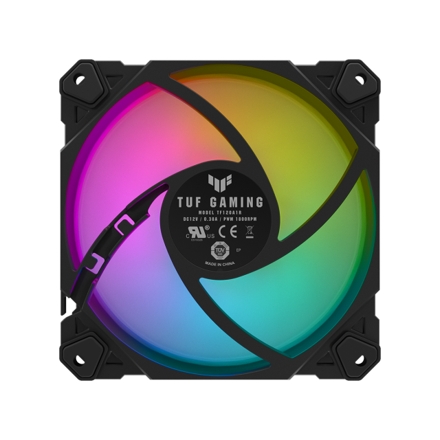 Комплект Вентилатори 3в1  ASUS TUF GAMING TF120, 120mm, 1900 rpm, ARGB