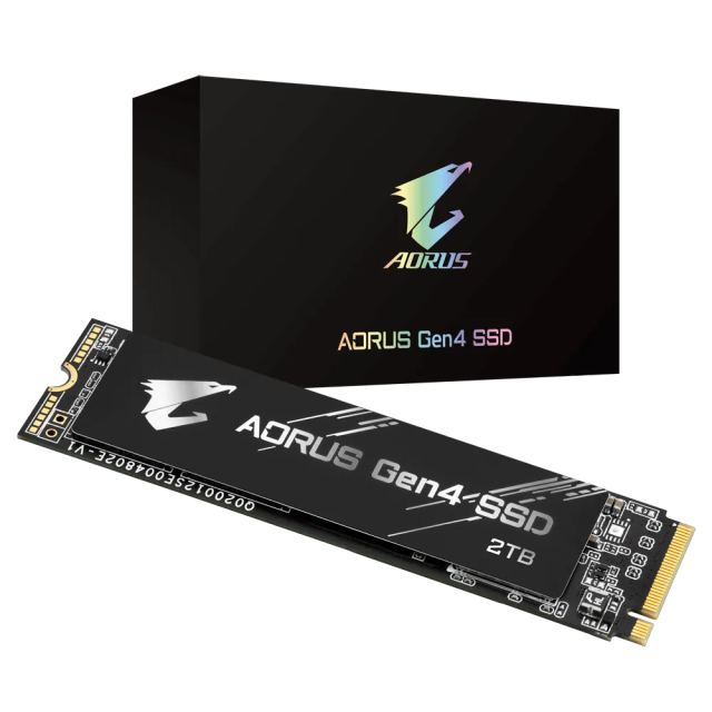 Gigabyte AORUS SSD, 2TB, NVMe, PCIe Gen4 