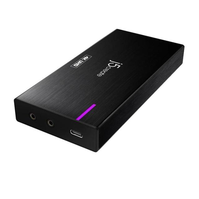 Гейминг кепчър стейшън j5create JVA04, HDMI  към USB-C, Черен