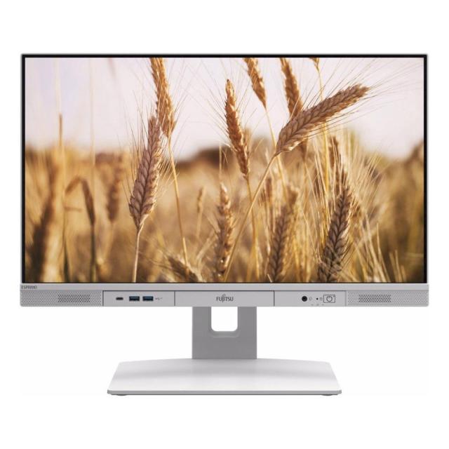 Компютърна система All-in-one Fujitsu Esprimo K5010/24, i7-10700T, 8GB, SSD PCIe 256GB M.2 NVMe, 23.8", no OS, Бяла