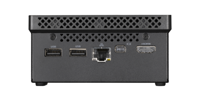 Mini компютър Gigabyte GB-BMCE-5105, Intel Celeron N5105 2.0/2.9 GHz, 1x SO-DIMM DDR4, 1x M.2 slot, LAN, Wi-Fi, Bluetooth, HDMI, DisplayPort