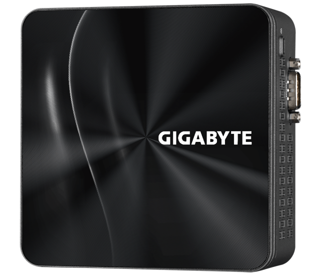 Мини компютър Gigabyte Brix BRR5H-4500, AMD Ryzen 5 4500U, 2 x SO-DIMM DDR4, M.2 SSD/HDD, USB Type-C™, WiFi 6 +BT, black