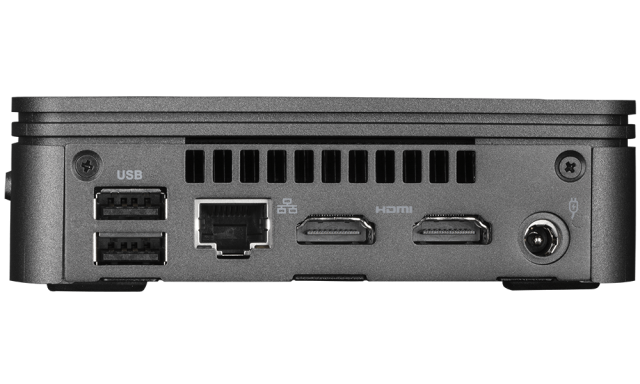 Мини компютър Gigabyte Brix BRi3-10110, Intel® Core™ i3-10110U, 2 x SO-DIMM DDR4, M.2 SSD,USB Type-C™, WF+BT, черен