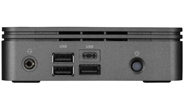 Мини компютър Gigabyte Brix BRi3-10110, Intel® Core™ i3-10110U, 2 x SO-DIMM DDR4, M.2 SSD,USB Type-C™, WF+BT, черен