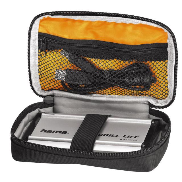 Калъф за твърд диск HAMA Black Bird 84127, 2.5", Черен