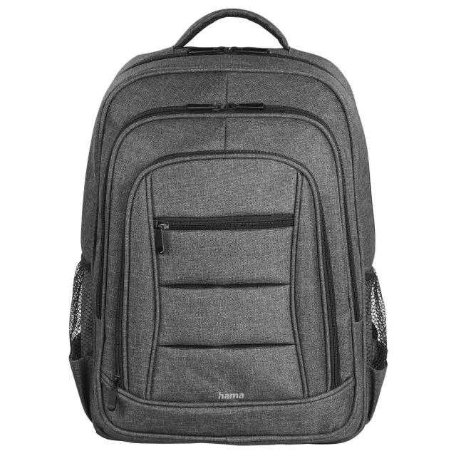 Раница за лаптоп HAMA Business, 15.6'' (39.62 cm), Цип, Сив
