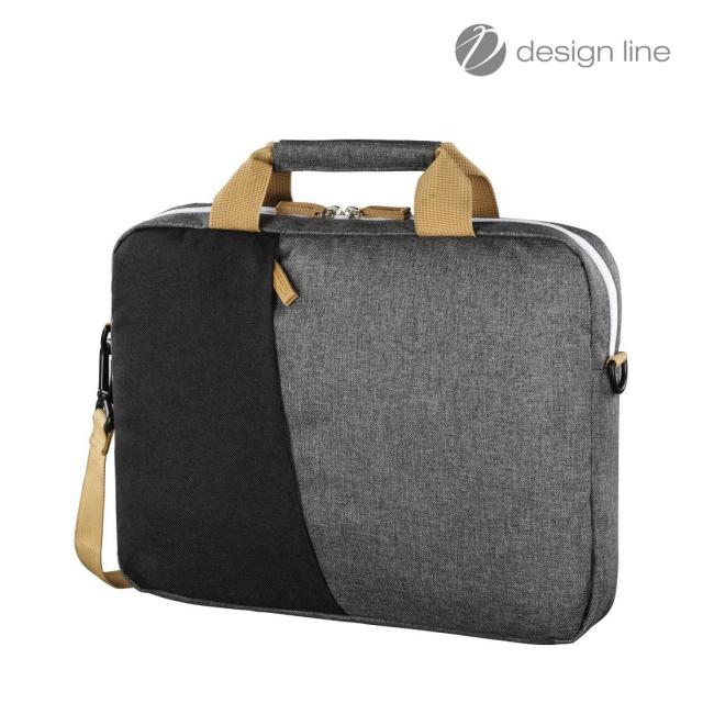 Чанта за лаптоп HAMA Florence, До 36 см (14.1"), Полиестер, Черен/Сив