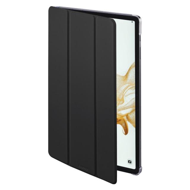 Калъф за таблет HAMA Fold Clear, За Samsung Galaxy Tab S7 FE/S7+/S8+ 12.4", Място за писaлка(S-pen), Черен