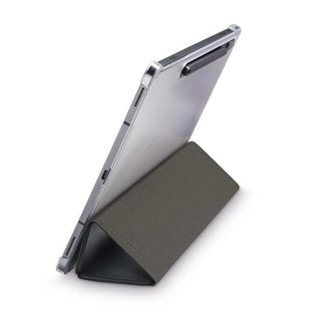 Калъф за таблет HAMA Fold Clear, За Samsung Galaxy Tab S7 FE/S7+/S8+ 12.4", Място за писaлка(S-pen), Черен