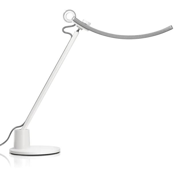 Дизайнерска лампа BenQ (CW+WW) Table WiT Genie e-Reading lamp Light Source Dual Color LED, Color Rendering Index >95, Center Illuminance 1600 lux (Height 45cm), Color Temperature 2700K ~ 5700K, Lighting Coverage (At 500 Lux) 90cm (width), Aluminum al