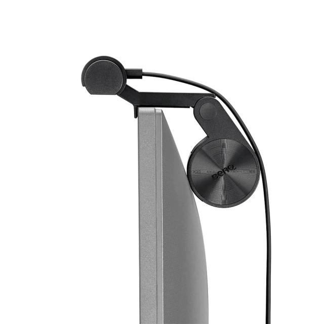 Дизайнерска лампа BenQ (CW/WW) Monitor Light ScreenBar e-Reading lamp Light Source Dual Color LED, Color Rendering Index>95, Center Illuminance 930 lux (Height 45cm), Color Temp.2700K~6500K, Lighting Cover.(At 500 Lux) 60cmx30cm, USB Power, Aluminum 