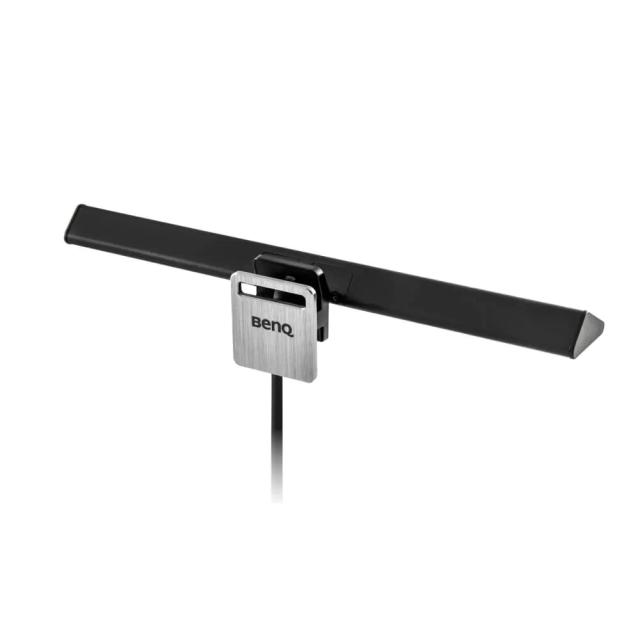 Дизайнерска лампа BenQ (CW+WW) NB CLIP ScreenBar Lite e-Reading Lamp(Attach&Detach) Light Source Dual Color LED,Color Rendering Index>83,Center Illuminance 1300 lux(Height 30cm), Color Temp.2700K~6500K, Lighting Cover.(At 500 Lux) 56x25cm, USB Power,