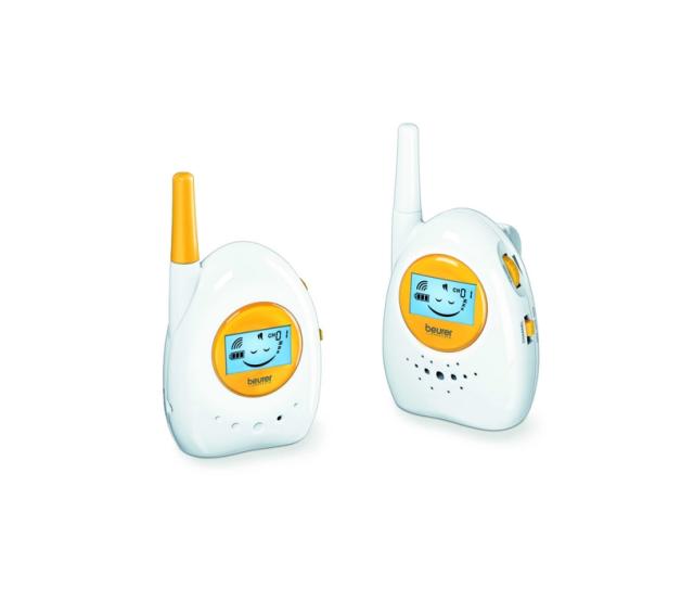 Бебефон Beurer BY 84 Baby monitor, ECO + mode, baby emotions on display, LCD display, 1 way comunication, 2 channels, continuously adjustable sensitivity and volume settings, up to 800 m