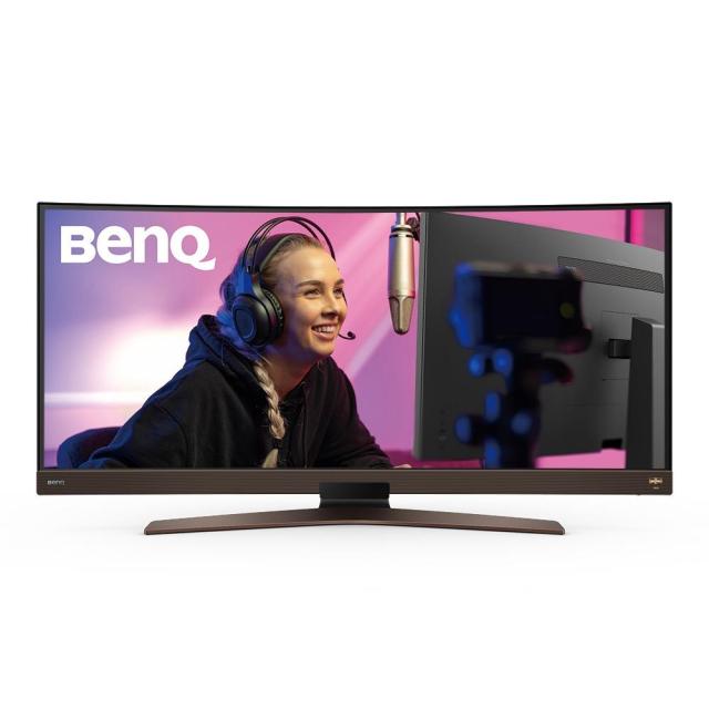 Монитор BenQ EW3880R, IPS, 37.5 inch, Wide, UW4K, 60Hz, HDMI, DisplayPort, Type-C, Извит, HDR10, Черен