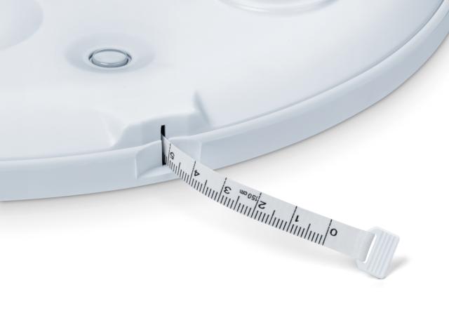 Везна Beurer BY 90 baby scale, Data transfer via Bluetooth®, Automatic and manual hold function,Curved weighing surface, 10 Measurement memory spaces