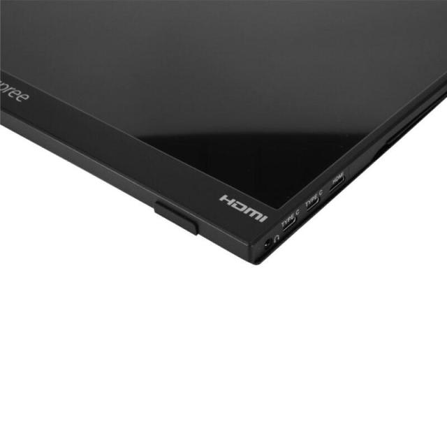 Монитор HANNSPREE HL 162 CPB, TFT, 15.6 inch, Wide, Full HD, USB, Mini HDMI, Черен