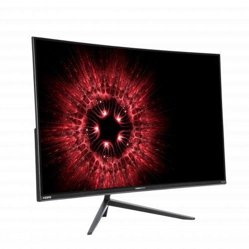 Геймърски монитор HANNSPREE HG 270 PCH, TFT, 27 inch, Wide, Full HD, Извит, DP, HDMI, USB, Черен