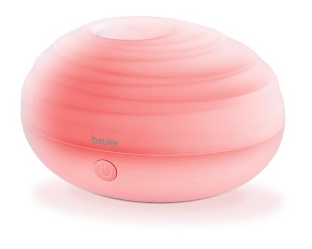 Ароматизатор Beurer LA 20 Aroma Diffuser; suitable for water-soluble aroma oils; ultrasound humidification technology; colour-changing LED; tank capacity 80 ml; two power supply USB cable and USB plug; for rooms up to 10 m2