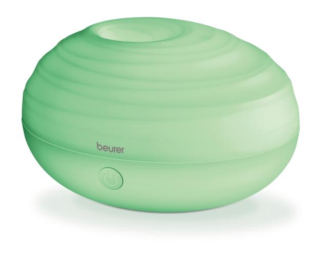 Ароматизатор Beurer LA 20 Aroma Diffuser; suitable for water-soluble aroma oils; ultrasound humidification technology; colour-changing LED; tank capacity 80 ml; two power supply USB cable and USB plug; for rooms up to 10 m2