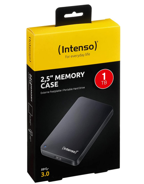 Външен хард диск Intenso 1TB, 2.5", USB3.0