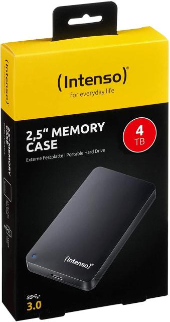 Външен хард диск Intenso 4TB, 2.5", USB3.0