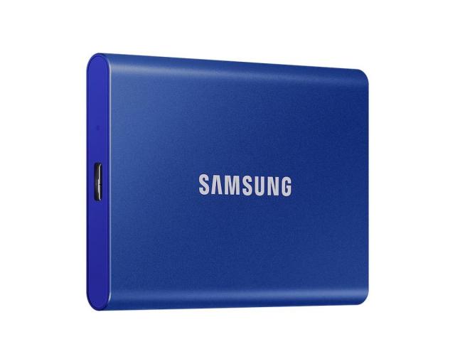 Външен SSD Samsung T7 Indigo Blue SSD 1000GB USB-C, Син PC1T0H-WW