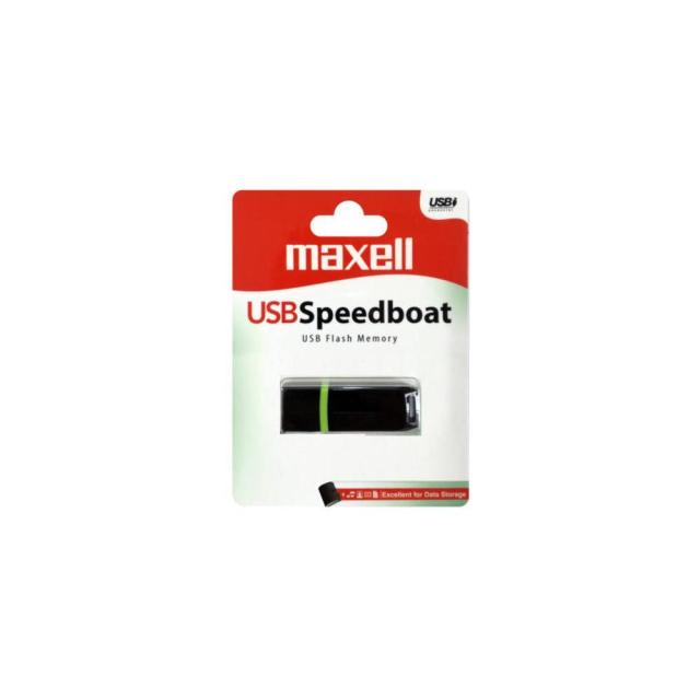 USB памет MAXELL SPEEDBOAT4GB, USB 2.0, ЧЕРЕН