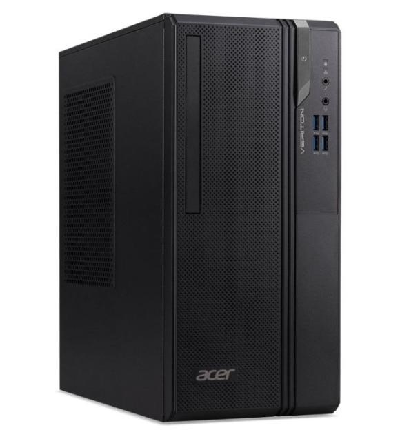 Настолен компютър Acer Veriton ES2740G, Core i5-10400 (up to 4.30GHz, 12 MB), 8GB DDR4 2666 MHz, 512GB 2.5'' SSD, no DVD, Intel UHD Graphics, KBD & Mouse USB, HDMI, VGA, 4xUSB 3.2, 4xUSB 2.0, RJ-45, 180W (80PLUS Bronze), NO OS, 3Y Warranty