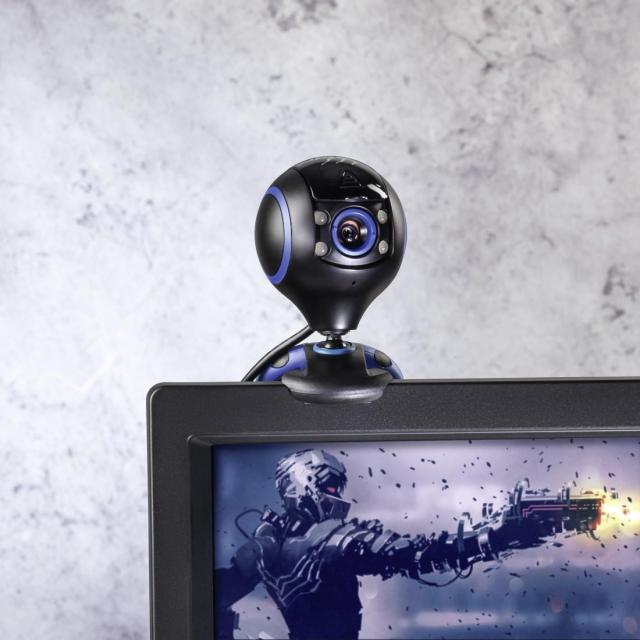 Уеб камера HAMA uRage Webcam HD Essential, HD, микрофон, Черна