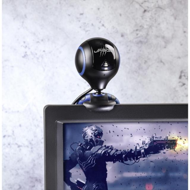 Уеб камера HAMA uRage Webcam HD Essential, HD, микрофон, Черна