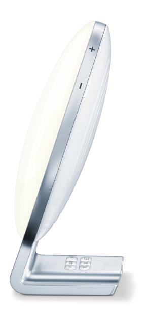 Лампа Beurer WL 75 wake up light, smartphone connection ,radio or alarm, Aux input, charge smarthphones via USB