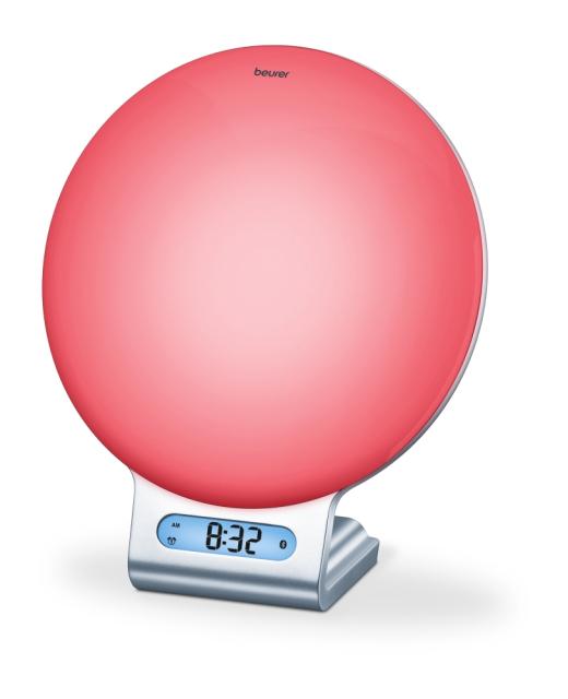 Лампа Beurer WL 75 wake up light, smartphone connection ,radio or alarm, Aux input, charge smarthphones via USB
