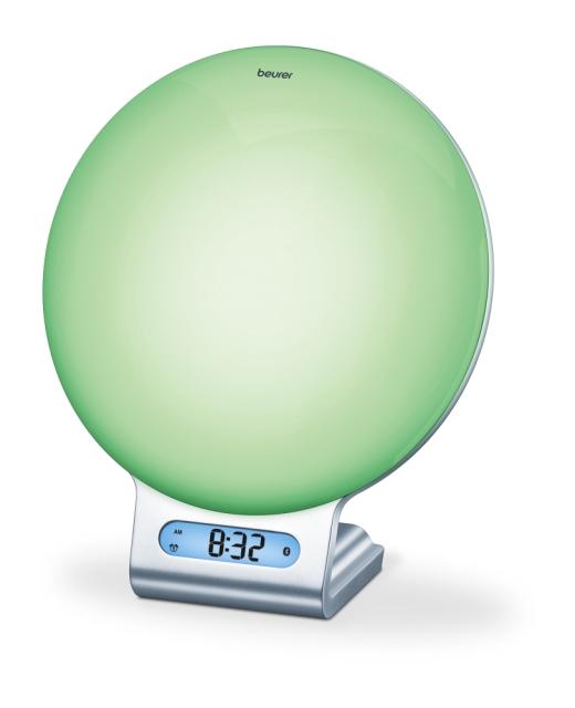 Лампа Beurer WL 75 wake up light, smartphone connection ,radio or alarm, Aux input, charge smarthphones via USB