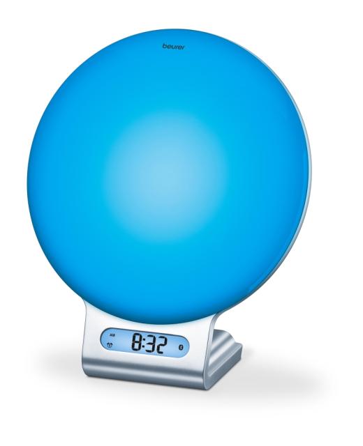 Лампа Beurer WL 75 wake up light, smartphone connection ,radio or alarm, Aux input, charge smarthphones via USB
