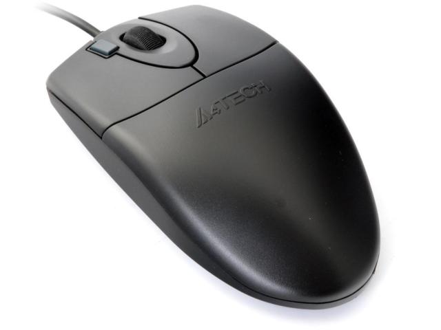 Мишка A4tech OP-620D, USB, Черен