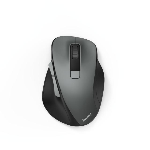 Мишка HAMA MW-500 Wireless, USB, 1200/1600/800 dpi, безшумна, Сив