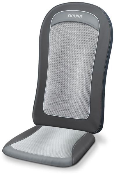 Масажор Beurer MG 206 Massage seat cover; Relaxing Shiatsu back massage; 4 Shiatsu massage heads; 3 individually selectable massage regions; light and heat function; manual controller; Removable seat cushion; Solid back cover