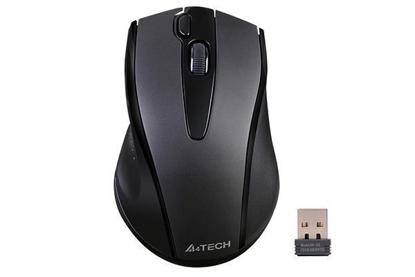 Мишка A4tech V-Track G9-500FS, 2.4GZ, безшумна, черен
