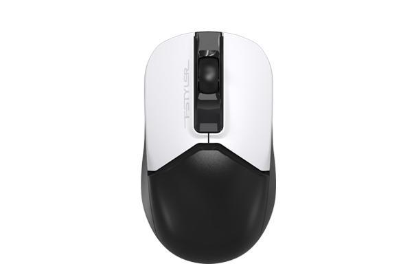 Оптична мишка A4tech FG12S FSTYLER, Безжична, Безшумна, 2.4 GHz, Черен/Сребрист