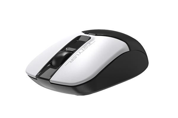 Оптична мишка A4tech FG12S FSTYLER, Безжична, Безшумна, 2.4 GHz, Черен/Сребрист