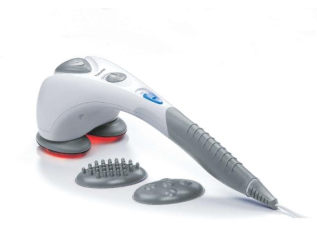 Масажор Beurer MG 80 infrared massager; Tapping massage,double-head massage;adjustable intensity;2 function levels, 2 attachments;