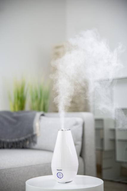 Овлажнител на въздух Beurer LB 37 air humidifier white; ultrasound humidification technology; 15 aroma pads; clianing brush; 20 watts; max. 20m2