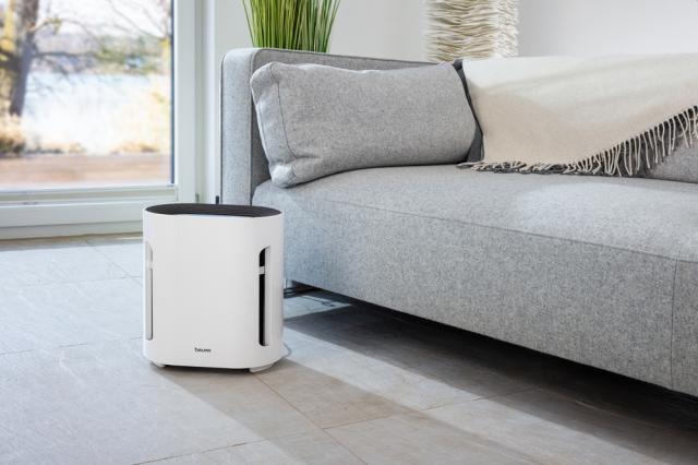 Пречиствател на въздух Beurer LR 210 air purifier; three-layered filter system /HEPA filter/; 60 watts; max. 10 m2-28 m2; filter change indicator; timer;safety automatic swith-off