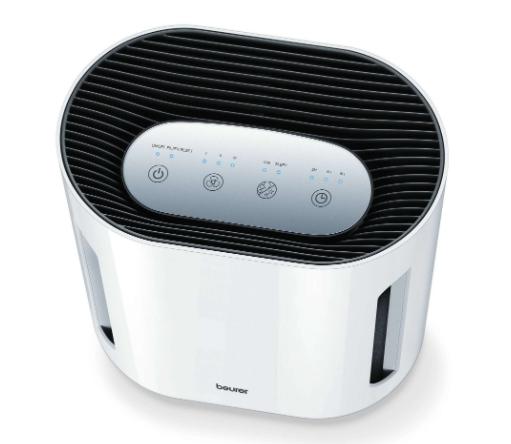 Пречиствател на въздух Beurer LR 210 air purifier; three-layered filter system /HEPA filter/; 60 watts; max. 10 m2-28 m2; filter change indicator; timer;safety automatic swith-off