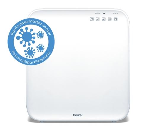 Пречиствател на въздух Beurer LR 310 Air purifier, 3 output levels, Timer function,for rooms of 18m2- 56m2, three-layered filter system, Product dimensions 14,5 x 38,8 x 42,8 cm