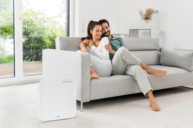 Пречиствател на въздух Beurer LR 310 Air purifier, 3 output levels, Timer function,for rooms of 18m2- 56m2, three-layered filter system, Product dimensions 14,5 x 38,8 x 42,8 cm