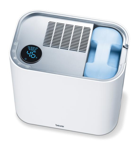 Пречиствател на въздух Beurer LR 330 2-in-1 comfort air purifier; Air cleaning and humidification three-layered filter system /EPA filter/; Timer; 35 watts; max. 35m2; tank size 4.6Lsafety automatic swith-off