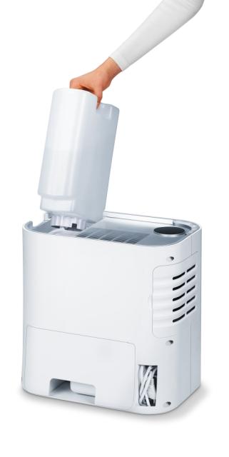 Пречиствател на въздух Beurer LR 330 2-in-1 comfort air purifier; Air cleaning and humidification three-layered filter system /EPA filter/; Timer; 35 watts; max. 35m2; tank size 4.6Lsafety automatic swith-off